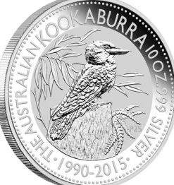 Kookaburra 10 Unzen Silber 2015 *