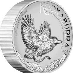 Kookaburra 5 Unzen Silber - Inches - 2024 + Box + COA*