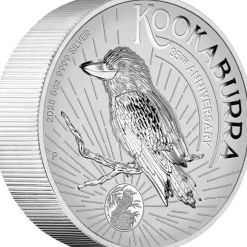 Kookaburra 5 Unzen Silber - Incused - 2025 + Box + COA