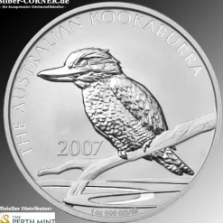 Kookaburra 1 Unze Silber 2007*