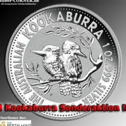 Kookaburra 1 Unze Silber 1994*