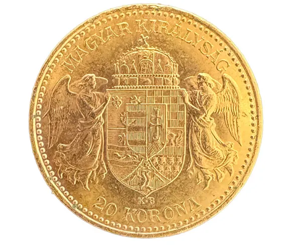 20 Korona Ungarn Goldmünze