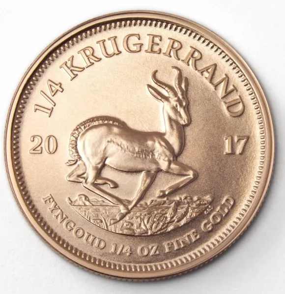 Krügerrand 1/4 Gold verschiedene Jahrgänge