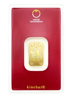 Lippizaner 5 Gramm Goldbarren Kinebar
