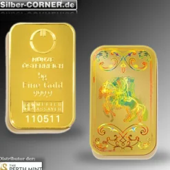 Lippizaner 5 Gramm Goldbarren Kinebar