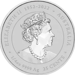 Lunar - Drache - Melbourne Expo 1/4 oz Silber farbig 2024 im Blister*