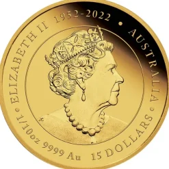Lunar 3 - Drache - 1/10 Oz Gold Proof 2024 + Box + COA