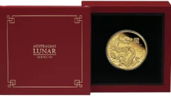 Lunar 3 - Drache - 1 Oz Gold Proof 2024 + Box + COA