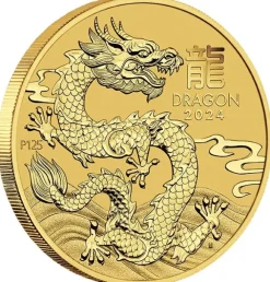 Lunar 3 - Drache - 1/10 Unze Gold 2024