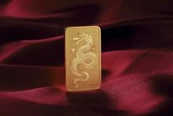 Lunar - Drache - 1 Unze Minted Goldbarren