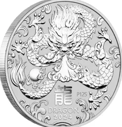 Lunar 3 - Drache - 2 Unzen Silber 2024*