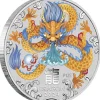 Lunar 3 - Drache - 1/2 Unze Silber farbig 2024*