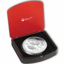 Lunar 2- Hahn - 1 KG Silber Proof 2017 +Box +COA*