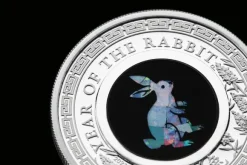 Lunar - Hase - Opal - 1 Unze Silber 2023 + Box +COA*