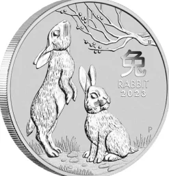Lunar 3 - Hase - 5 Unzen Silber 2023 *