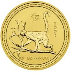 Lunar I Affe 1/20 Oz Gold 2004