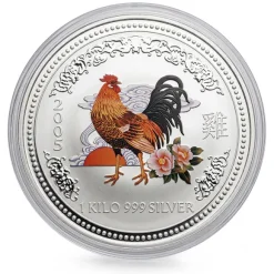 Lunar I Hahn 1 KG Silber farbig 2005*