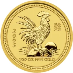 Lunar I Hahn 1/20 Oz Gold 2005