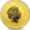 Lunar I Hahn 1/2 Oz Gold farbig 2005