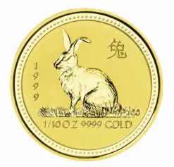 Lunar I - Hase - 1/10 Oz Gold 1999