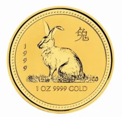Lunar I - Hase - 1 Unze Gold 1999