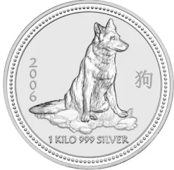 Lunar I - Hund - 1 KG Silber 2006*