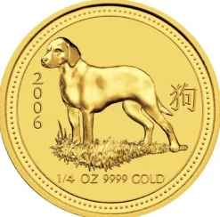 Lunar I Hund 1/4 Oz Gold 2006