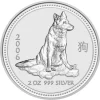 Lunar I Hund 2 Oz Silber 2006*