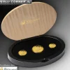 Lunar II - Affe - 3 Coin Set Gold Proof 2016 + Box