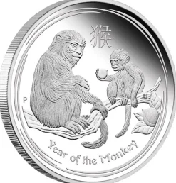 Lunar II - Affe - 3-Coin Set Silber Proof 2016 +Box +COA*