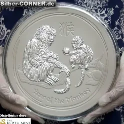 Lunar II - Affe - 10 KG Silber 2016*