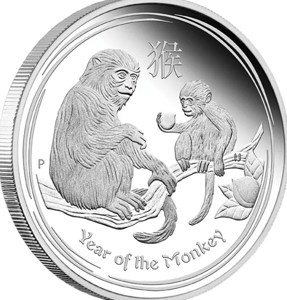 Lunar II Affe 1 KG Silber Proof 2016 + Box + CoA*