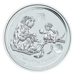 Lunar II - Affe - 1 Oz Silber Privy Mark 2016 *