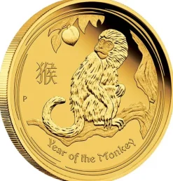 Lunar II - Affe - 1 Unze Gold Proof 2016 + Box + COA