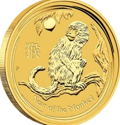 Lunar II - Affe - 2 Unzen Gold 2016