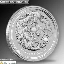 Lunar II - Drache - 10 KG Silber 2012*