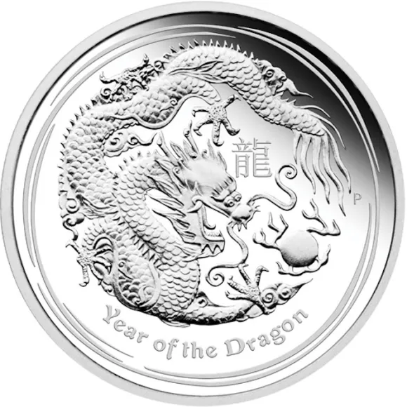 Lunar II Drache 1 KG Silber Proof 2012*