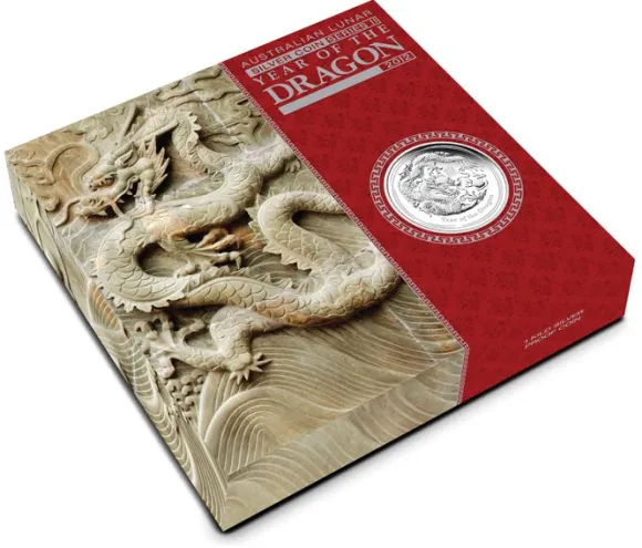 Lunar II Drache 1 KG Silber Proof 2012*