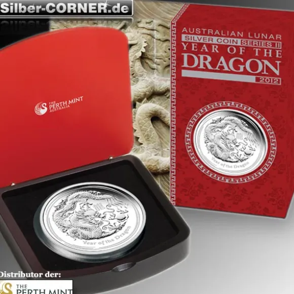 Lunar II Drache 1 KG Silber Proof 2012*