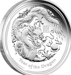 Lunar II Drache 1 Oz Silber Proof 2012 +Box +COA*