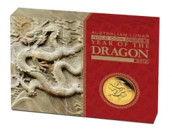 Lunar II - Drache - 1 Unze Gold Proof 2012 + Box + COA