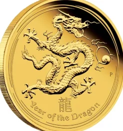 Lunar II - Drache - 1 Unze Gold Proof 2012 + Box + COA