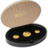 Lunar II - Hahn - 3 Coin Set Gold Proof + Box +COA