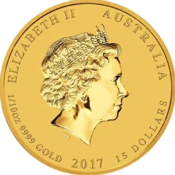 Lunar II - Hahn - 1/10 Oz Gold 2017