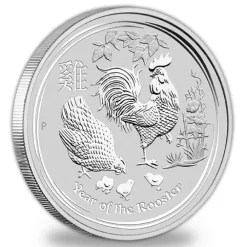 Lunar II - Hahn - 1/2 Oz Silber 2017*