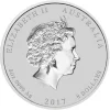 Lunar II Hahn 5 Oz Silber farbig 2017 *