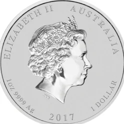 Lunar II - Hahn - 1 Oz Silber Privy Mark 2017*