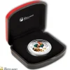 Lunar II - Hahn - 1 Oz Silber Proof farbig 2017 +Box +COA*