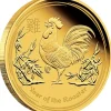 Lunar II - Hahn - 1 Unze Gold Proof 2017 + Box + COA