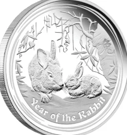 Lunar II - Hase - 1 KG Silber Proof 2011 + Box + COA*